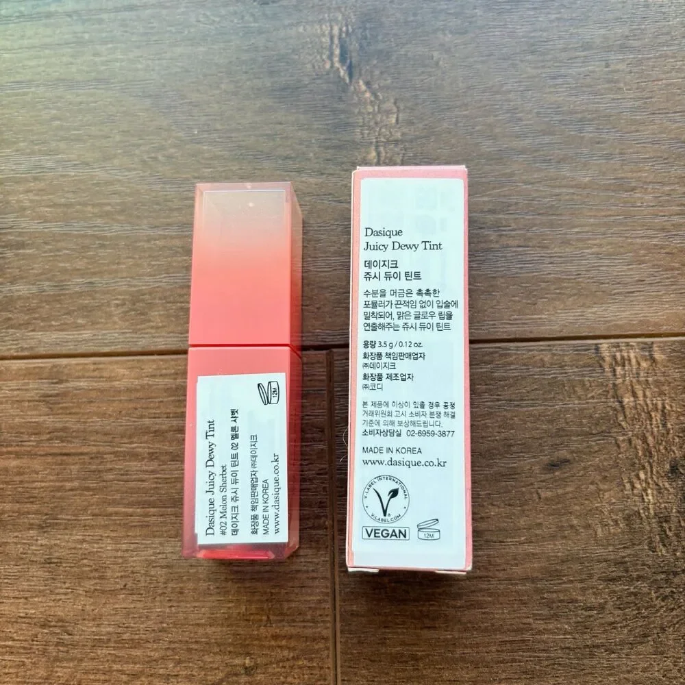 Dasique Juicy Dewy Tint 02 Melon Sherbet | NIB New In Box